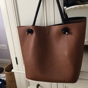 Urban Outfitters faux leather reversible tote bag